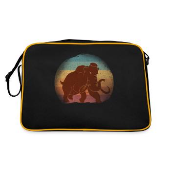 Mammouth - Sac Retro - noir/or - Dos