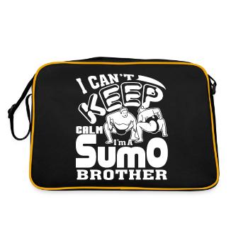 Sumo I'm a Sumo Brother - Retro Bag - black/gold - Back