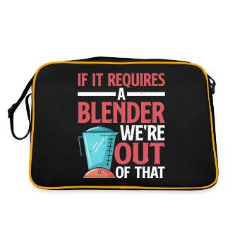If it requires a blender, we're out of that 3 - Retro Bag - black/gold - Back