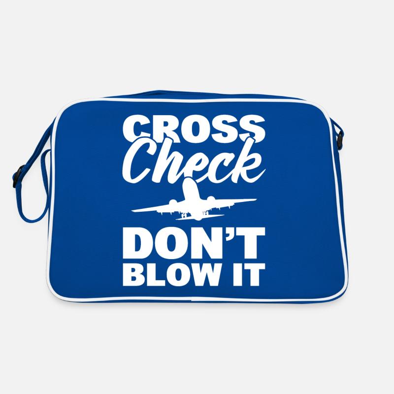 Cross Check Don't Blow It Flight Attendant Retro Tasche