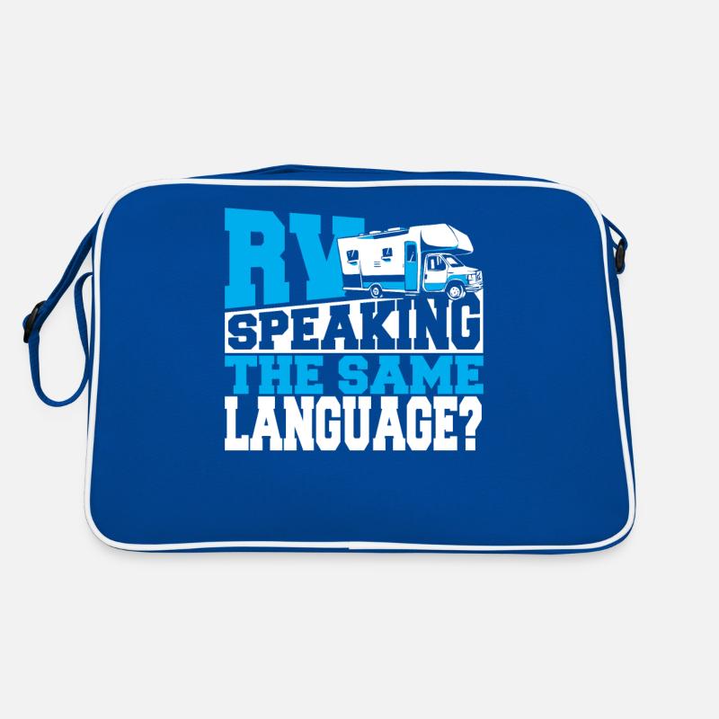 Sprechen die Wohnmobile dieselbe Sprache? Retro Tasche