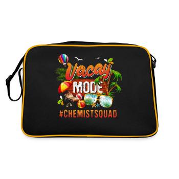 Groupe de vacances de pharmacien #Chemistsquad - Sac Retro - noir/or - Dos