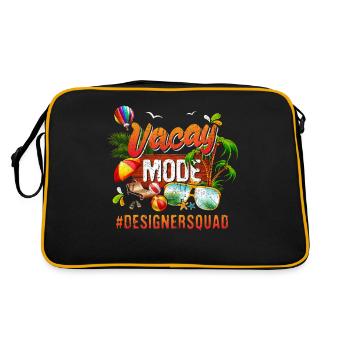 Groupe de vacances de designer #Designersquad - Sac Retro - noir/or - Dos