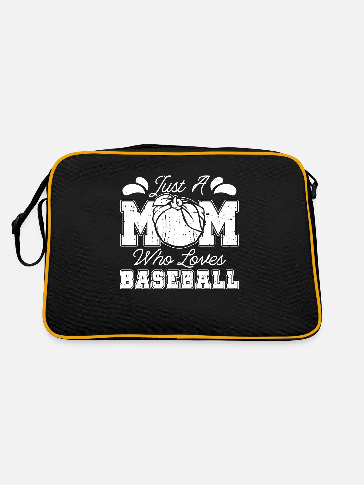 Baseball Baseball Maman - Sac Retro - noir/or - Dos
