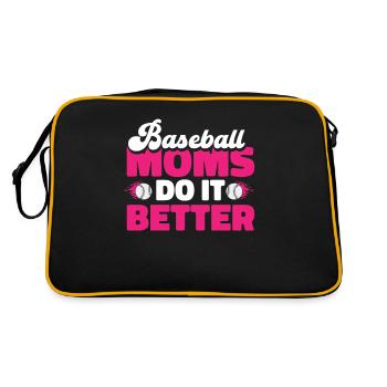 Baseball Maman Baseball Maman - Sac Retro - noir/or - Dos