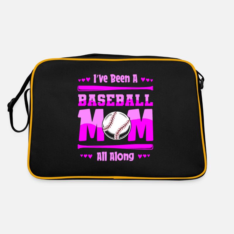 Baseball Mutter Baseball Mama Retro Tasche