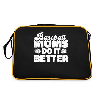 Baseball Baseball Maman - Sac Retro - noir/or - Dos