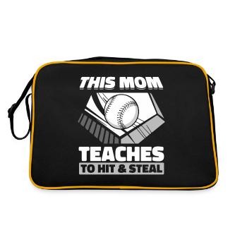Baseball Maman Baseball Maman - Sac Retro - noir/or - Dos