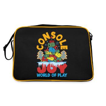 Mode inspirée du jeu Jeux sur le thème des Fêtes - Sac Retro - noir/or - Dos
