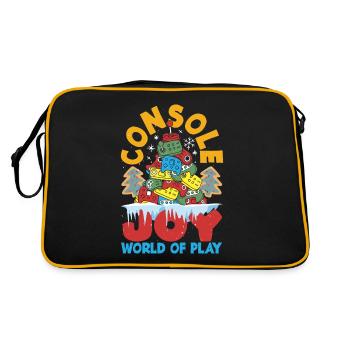Mode inspirée du jeu Jeux sur le thème des Fêtes - Sac Retro - noir/or - Dos