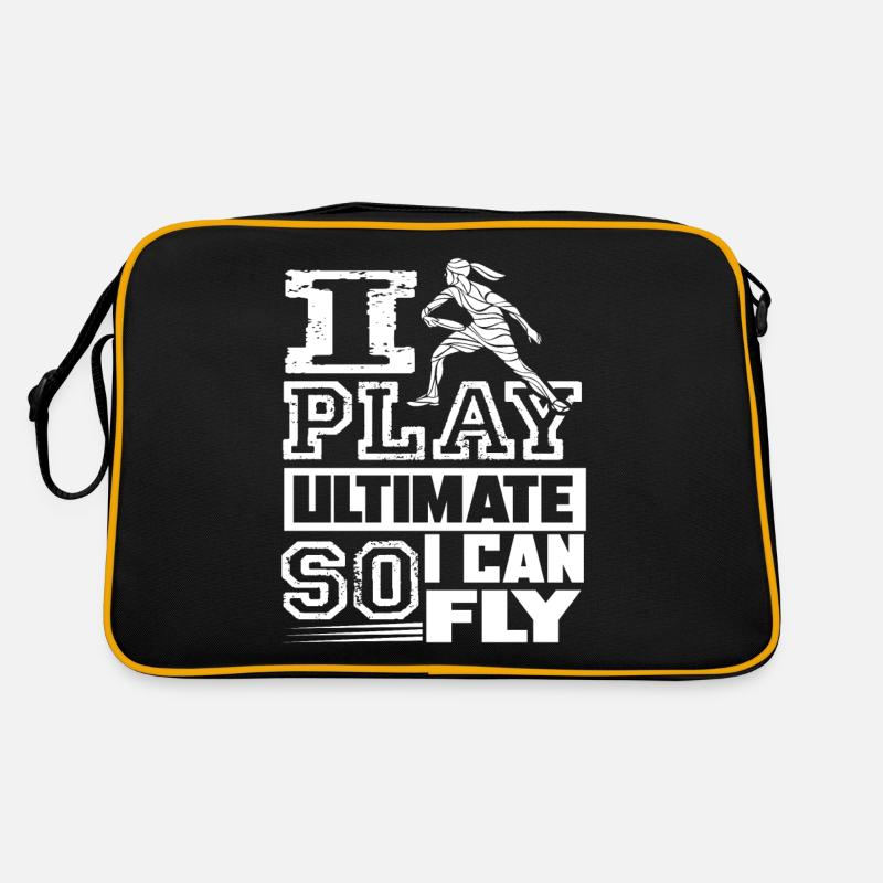 Ultimate Frisbee I Play Ultimate So I Can Fly Retro Bag