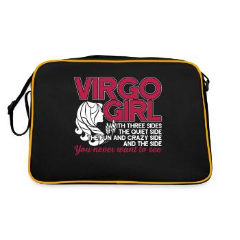 Virgo Virgo Girl Has Three Sides - Retro Bag - black/gold - Back
