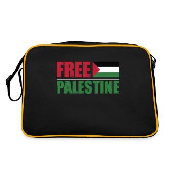 Palestine libre - Sac Retro - noir/or - Dos
