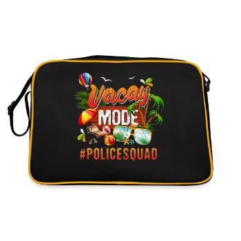 Groupe de vacances de la police #Policesquad - Sac Retro - noir/or - Dos