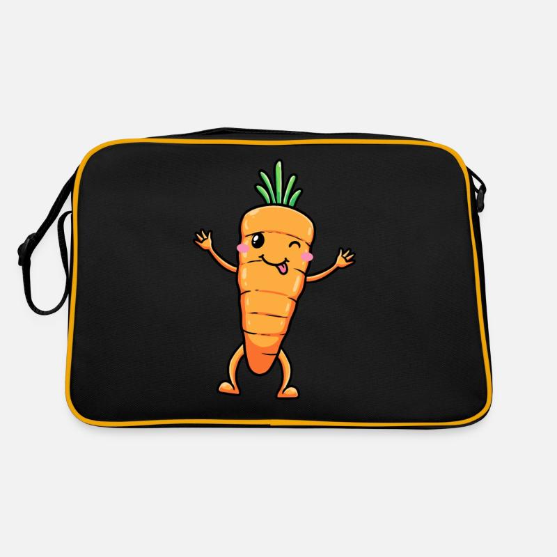 Carotte, Émoticône, Légume, Végétalien, Végétarien Sac Retro