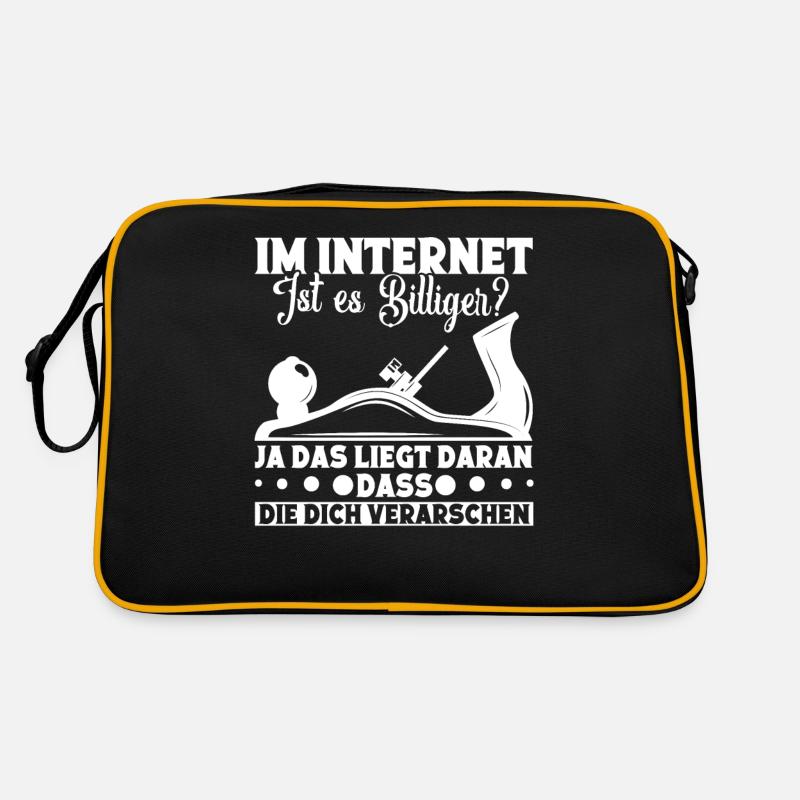 Zimmermann Zimmerer Geselle Zimmerer Werkzeug Retro Tasche