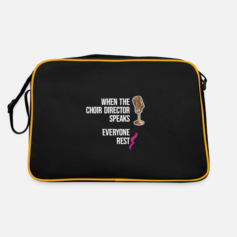 Quand le chef de chœur parle... Tous Ténor Soprano Sac Retro