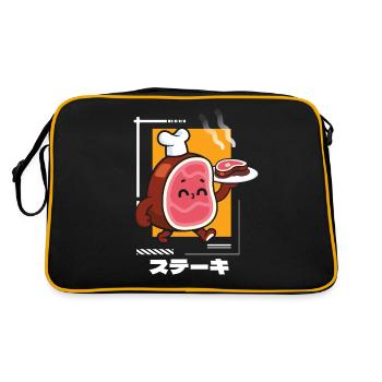 Kiwi - Retro Bag - black/gold - Back