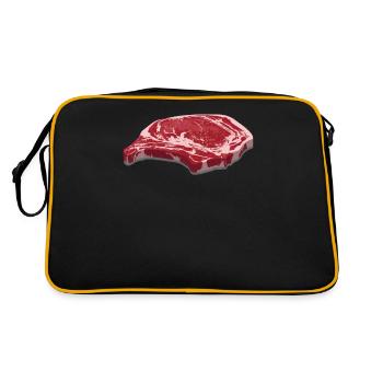 Bifteck - Sac Retro - noir/or - Dos