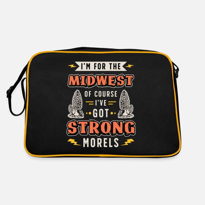 Chasse aux champignons Je viens du Midwest Mycologue Sac Retro