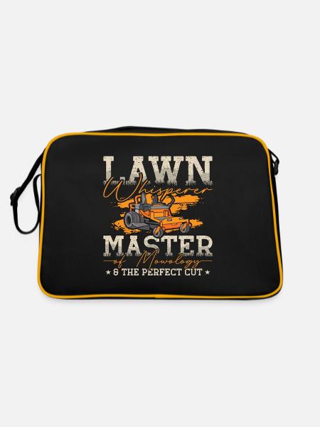 Landscaper Lawn Whisperer Master Of Mowology Mower - Retro Bag - black/gold - Back