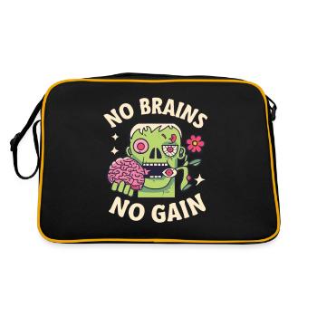 Zombies Zombie Halloween Zombie Costume - Retro Bag - black/gold - Back