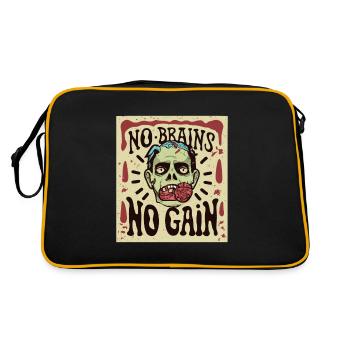 Zombies Zombie Halloween Zombie Costume - Retro Bag - black/gold - Back