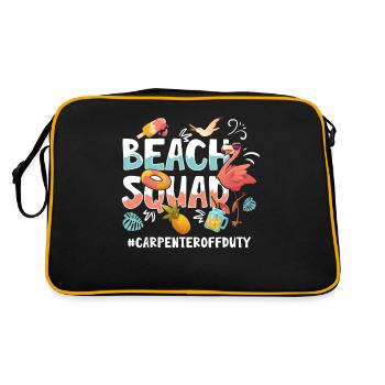 Groupe de plage de vacances de charpentier - Sac Retro - noir/or - Dos