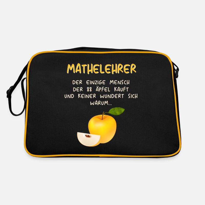 Mathematiker Mathematik Mathe Examen Lehramt - Retro Tasche - Schwarz/Gold