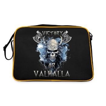 Valhalla Warrior The Gift for Viking Fans - Retro Bag - black/gold - Back