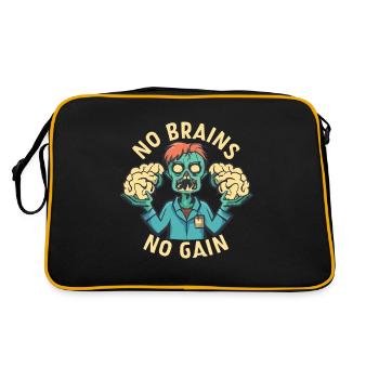 Zombies Zombie Halloween Zombie Costume - Retro Bag - black/gold - Back