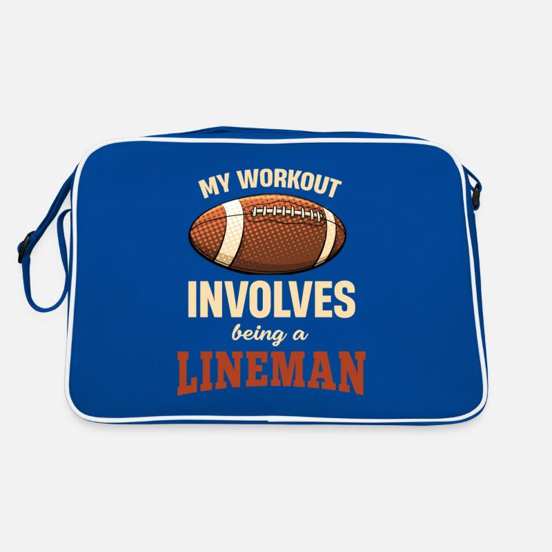 My training includes being a linesman. Retro Bag