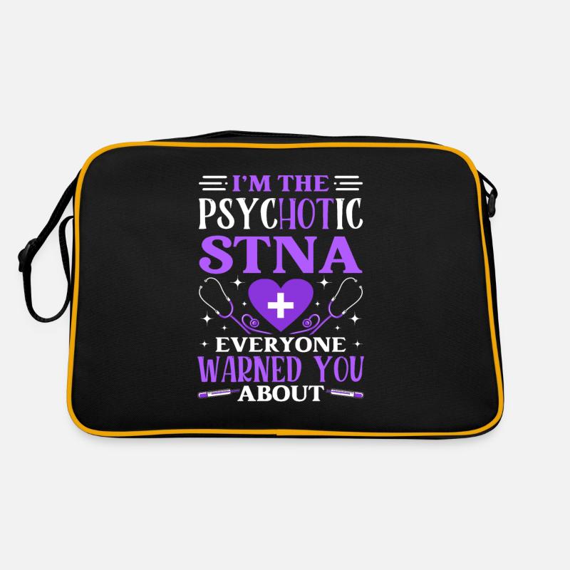 PSYC-HOT-IC STNA-State Getestete Pflegeassistent Retro Tasche