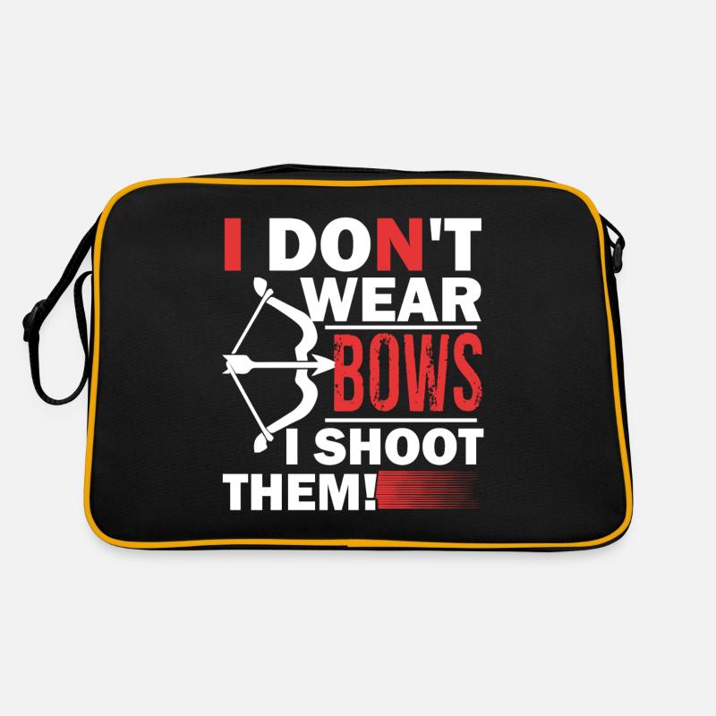 Archery Archery I Shoot Them Retro Bag