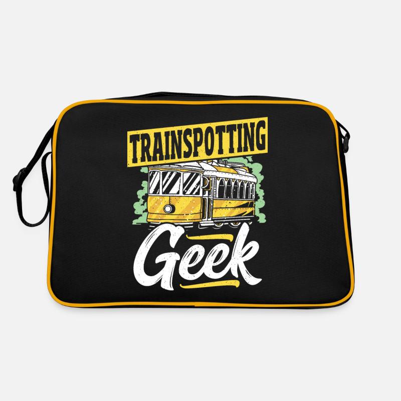 Trainspotting Geek Trainspotter Train Spotting Retro Tasche