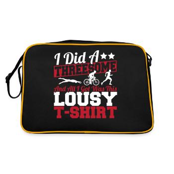 Did A Threesome And All I Got Was This Lousy - Retro Bag - black/gold - Back