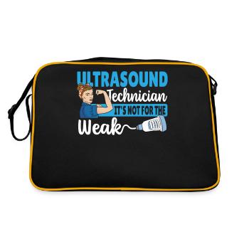 Le technicien en ultrasons n’est pas pour les faibles - Sac Retro - noir/or - Dos