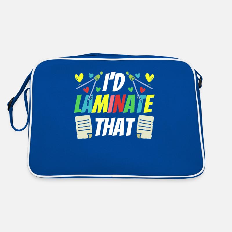 Je suis en train de plastifier ce para paraprofessionnel Sac Retro