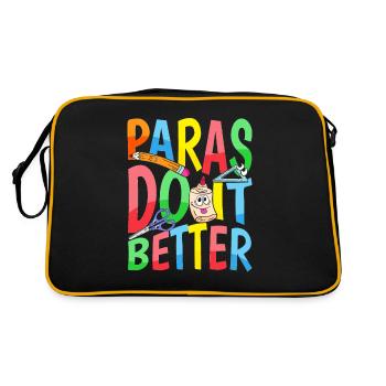 Paras Do It Better - Enseignants - Sac Retro - noir/or - Dos