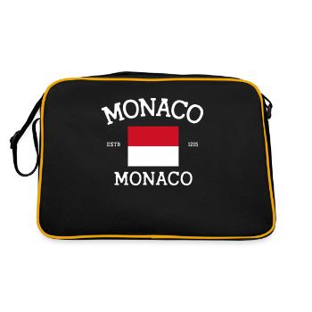 Monaco - Sac Retro - noir/or - Dos