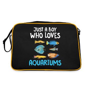 Aquarium - Sac Retro - noir/or - Dos