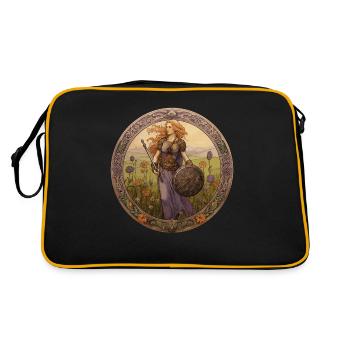 Freya The gift for Freya's admirers - Retro Bag - black/gold - Back