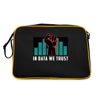 Data Mining In Data We Trust Programming Analyst - Retro Bag - black/gold - Back