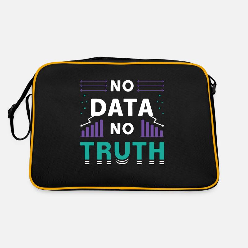 Exploration de données, Pas de données, Pas de vérité, Analyste, Programmeur Sac Retro