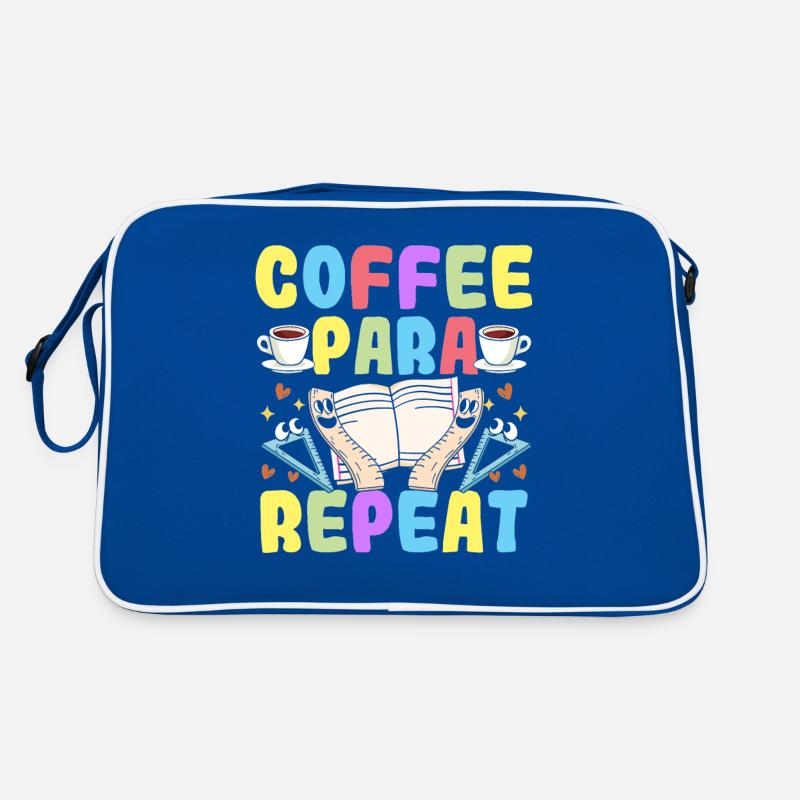 Coffee Para Repeat - Assistant de classe Sac Retro