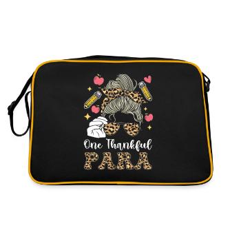 Paraprofessional -Paraeducator -Parapro Im - Retro Bag - black/gold - Back