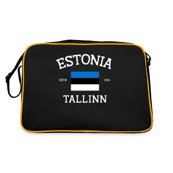 Estonia - Retro Bag - black/gold - Back