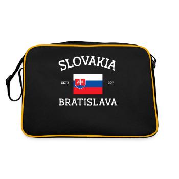 Slovakia - Retro Bag - black/gold - Back
