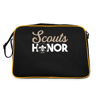Honneur des scouts - Sac Retro - noir/or - Dos