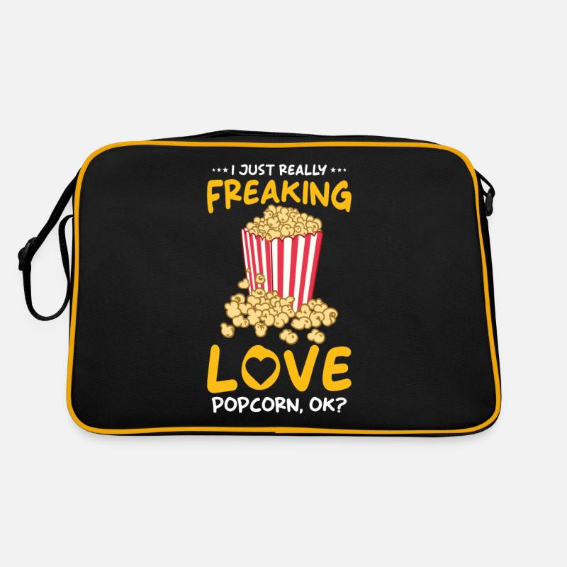 Popcorn amant cadeau drôle pop-corn Sac Retro